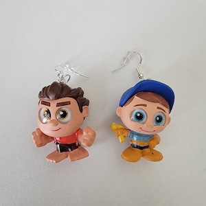 Ralph & Fix-it Felix, Jr. - Wreck-it Ralph - Disney Doorables Jewelry - Earrings