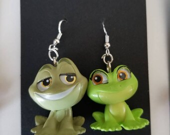 Frog Tiana & Frog Naveen - The Princess and the Frog - Disney Doorables Jewelry - Earrings