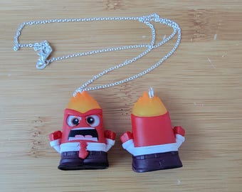Anger - Inside Out 2 - Disney Doorables Jewelry - Necklace