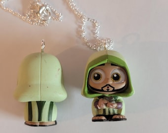 Bruno (avec la souris) - Famille Madrigal - Encanto - Bijoux Disney Doorables - Collier