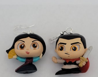 Mulan & Li Shang - Mulan - Disney Villains - Disney Doorables Jewelry - Earrings - Disney/Pixar
