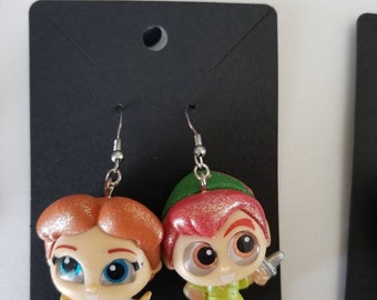 Wendy & Peter Pan (glittery) - Peter Pan - Disney Doorables Jewelry - Earrings