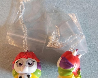 Rainbow Unicorn - Inside Out - Disney Doorables Jewelry - Necklace