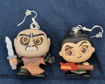 Mulan (soldier) & Shan Yu - Mulan - Disney Villains - Disney Doorables Jewelry - Earrings - Disney/Pixar