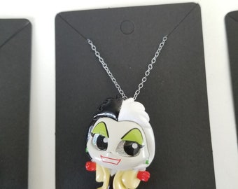 Cruella - 101 Dalmations - Disney Doorables Jewelry - Necklace - Disney Villains