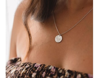 Collar grabado "Sin lluvia, sin flores", regalo de condolencias, apoyo emocional, regalo para animar, regalo de pésame, pronta recuperación, inspiración, esperanza