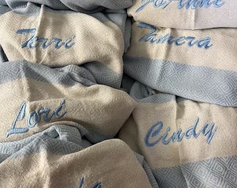 PERSONALIZED Beach Towel,Bulk Towel,40''x70'',Bachelorette Gift,Gift for Her,Custom Gift Towel,Wedding Gift,Party Favor,Monogrammed Gifts