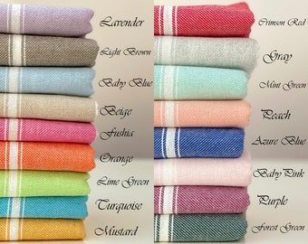 Personalized Turkish Beach Towel,40''x70'',Wholesale Towel,Bachelorette Gift,Custom Gift Towel,Wedding Gift,Party Favor,HandTowel 20" x 40"