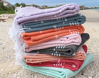 Bulk Handmade Beach Towels, Personalized Towel, Wedding Towel, Bridesmaid Towel, Towel Wrap, Towels for Wedding, Wedding Beach Towels