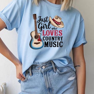 Just a girl who loves country music t-shirt, Country music is my thing, Unisex classic tee
