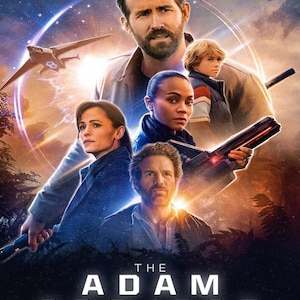 The Adam Project Dvd Sci-Fi Action | 2022 Time Travel Dvd | Netflix Movie Dvd | Collectible Ryan Reynolds Dvd | Great for Movie Collectors