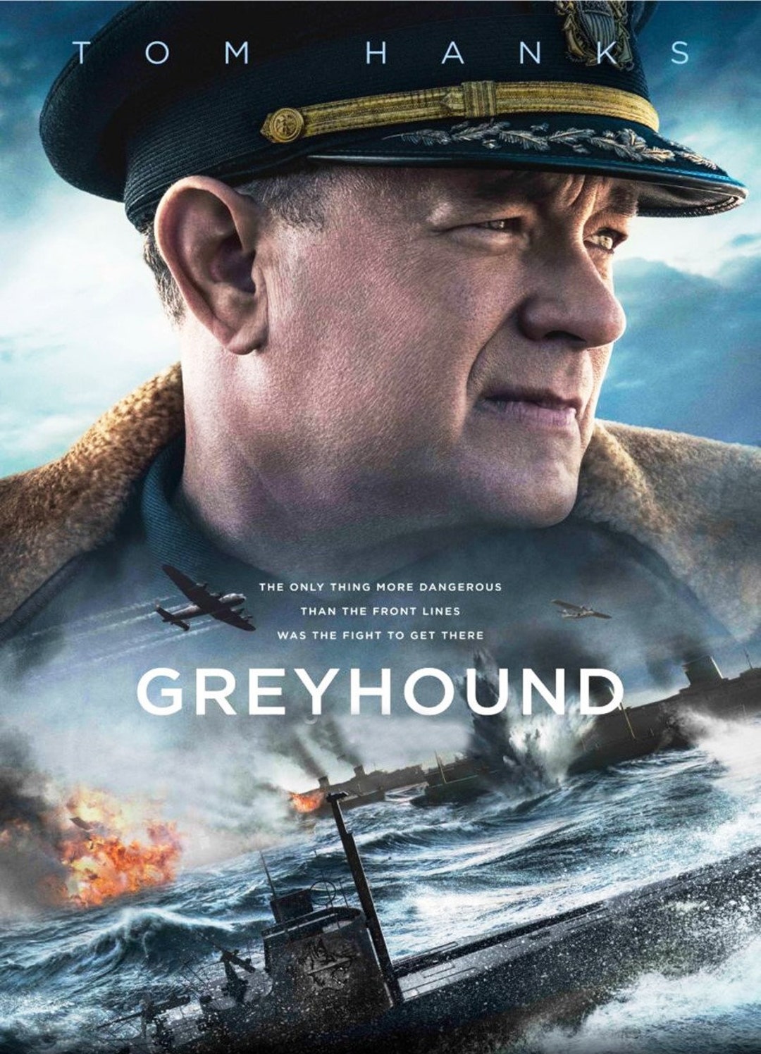 グレイハウンド DVD ブルーレイ 駆逐艦 潜水艦 戦争トムハンクス 日本語字幕 トム・ハンクス脚本・主演 映画 Greyhound / グレイハウンド Blu