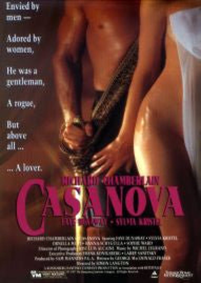 Casanova Richard Chamberlain 1987 TV Miniserie DVD afbeelding 2