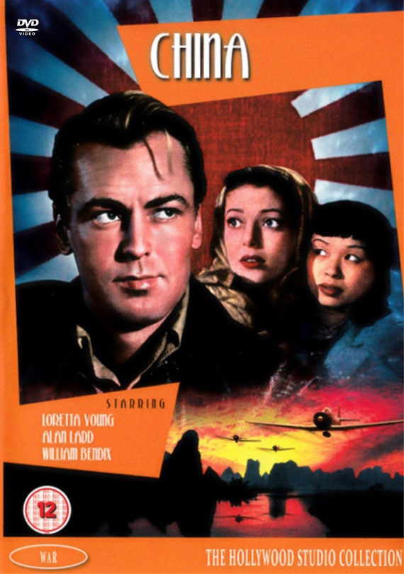 China 1943 War Film DVD Vintage Classic Movie with Alan Ladd Loretta  Young William Bendix Hollywood Studio Collection