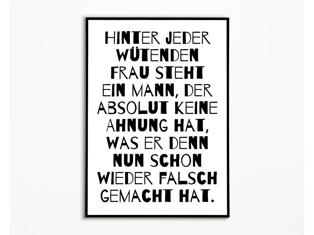 Girlfriend Spruch Lustiger Spruch Poster Valentinstag Etsy