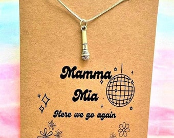 Collier Mamma Mia, Mamma Mia, Musical, Cadeaux Mamma Mia, Dancing Queen, Cadeaux Mamma Mia