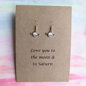 Taylor Ohrringe baumeln, Swifit,Saturn Ohrringe,TayTay Merch,Taylor Schmuck,Swifit,handgefertigte Geschenke,handgefertigter Schmuck