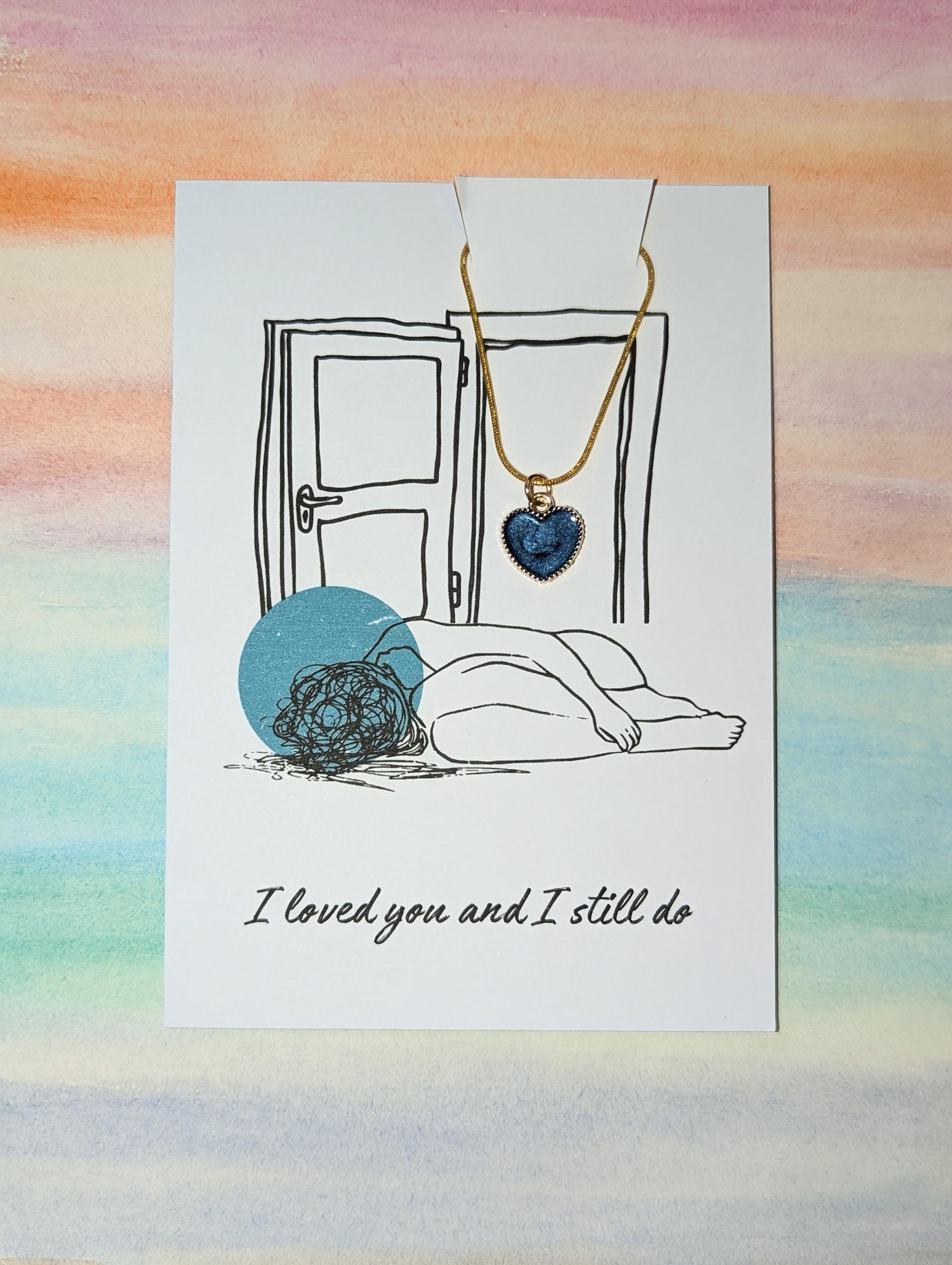 Billie eilish blohsh necklace blue - Etsy 日本