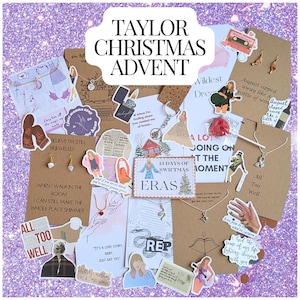 Taylor Christmas Advent Calendar 2024Taylor Christmas gift,WORTH 150,13 days of Christmas Taylor,Era gift,Taylor jewellery,Swifitmas,Seift