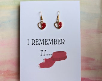 Taylor Ohrringe,Ich erinnere mich an alles,Alltoo,Swifit,Seift,Herz Ohrringe, Casually Cruel,Taylor Geschenk,Swifit,Handgemacht Geschenke,Handgemacht,TayTay