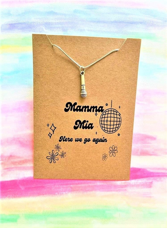Mamma Mia Necklace Mamma Mia musical Mamma Mia Gifts Dancing
