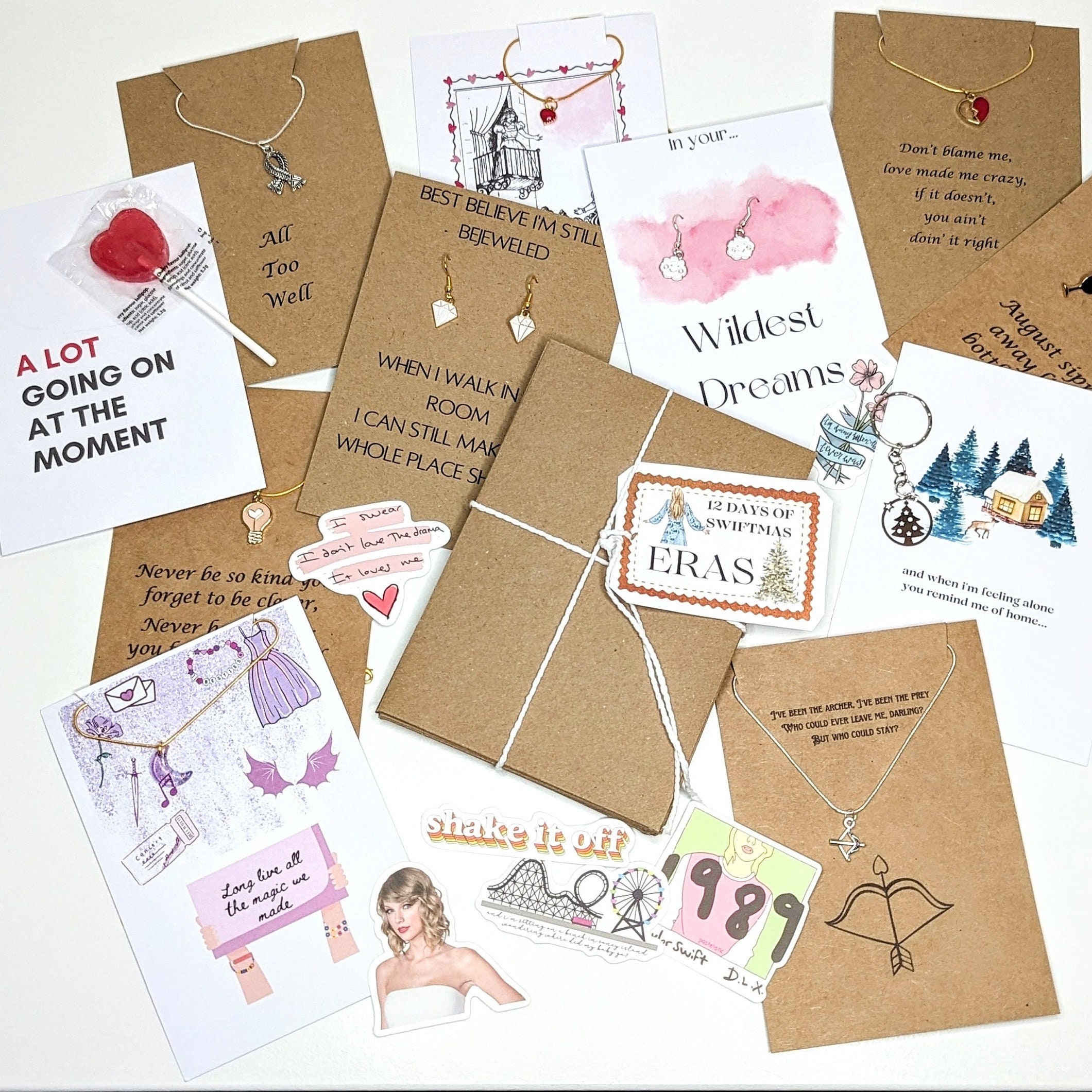 Taylor Christmas Advent Calendar,worth 120,12 Days of Christmas Taylor,era  Gift,taylor Jewellery,swifitmas,seift,tay,taylor Merch,christmas - Etsy