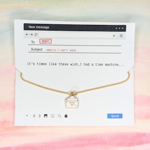 Sabrina Necklace,Sabrina Emails I can't merch, it's time like these,I wish I had a time machine,nonsense, because i liked a boy, carpenter