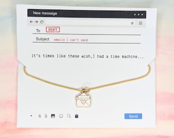 Sabrina Necklace,Sabrina Emails I can't merch, it's time like these,I wish I had a time machine,nonsense, because i liked a boy, carpenter