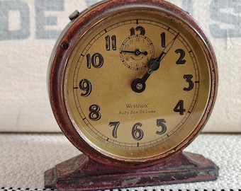 Antique Westclox Baby Ben Delux Clock
