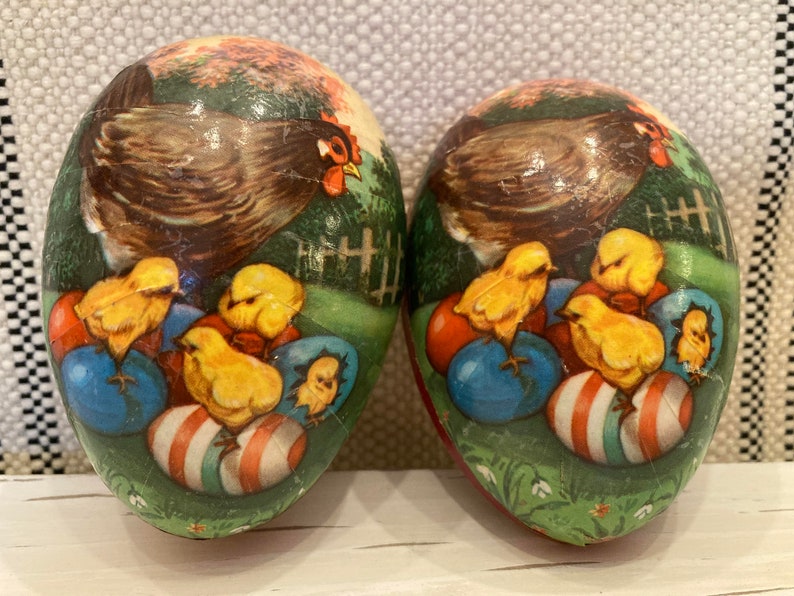 German Paper Mache Easter Egg Etsy