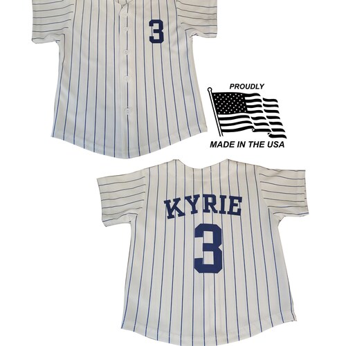 Custom Kids & Youth Pinstripe Baseball Jersey College Sports Etsy