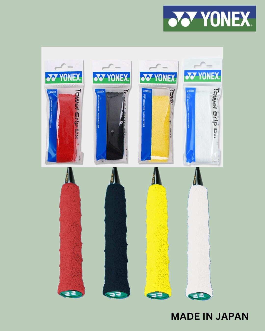 Yonex Towel Grip 100% Cotton (AC402DX) - Etsy