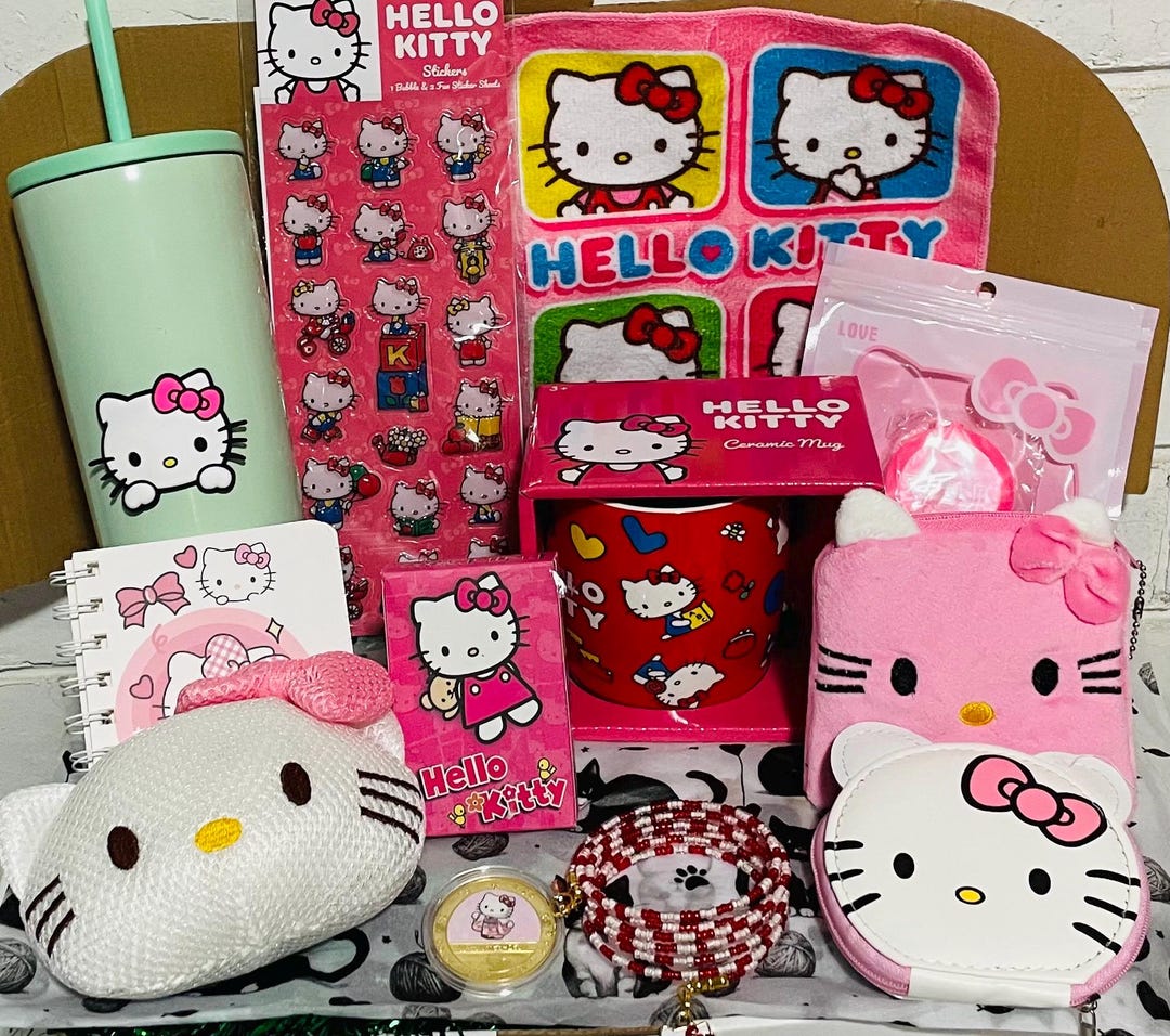 AMAZING HELLO KITTY Gift Box Hamper Hello Kitty Present Hello Kitty ...