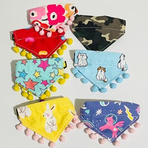 Adorable Kitten Collar Bandana Small Cat Handmade Cute Cool Stylish