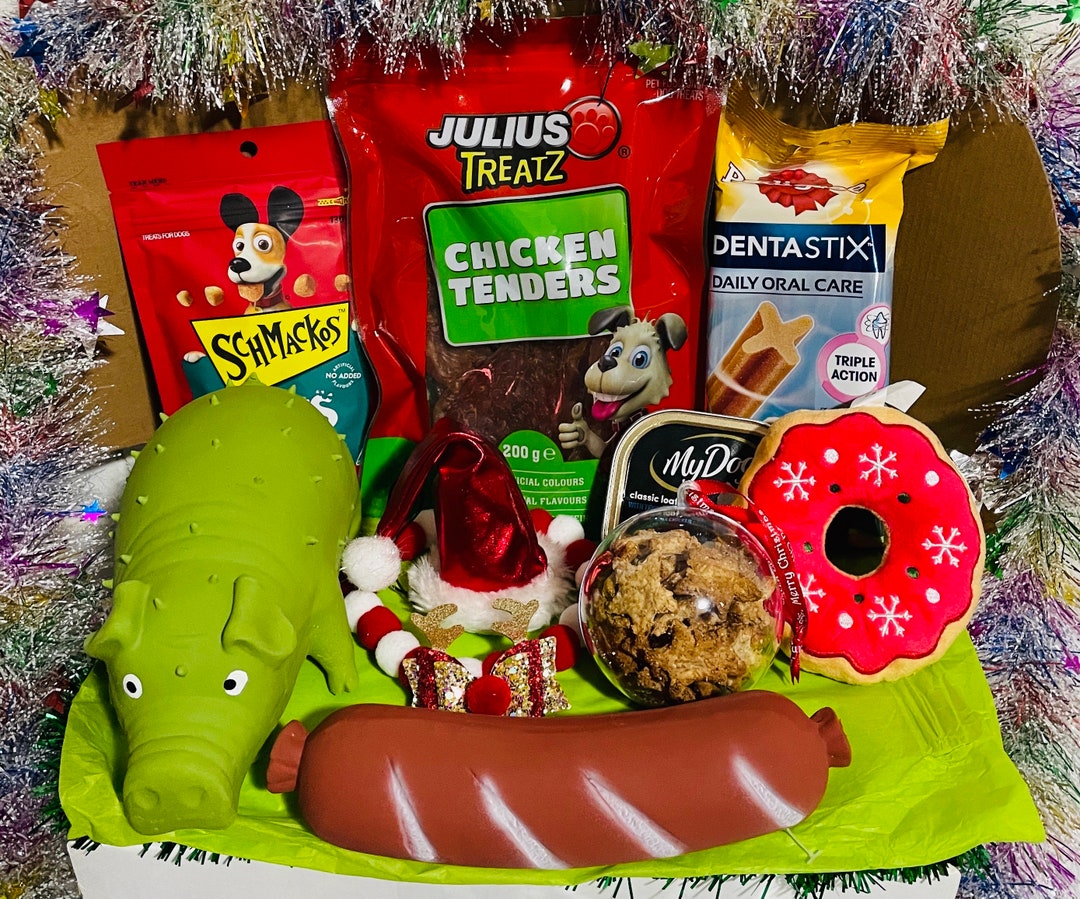 Dog Christmas Gift Box Treat Box Goodie Box Present for Large Etsy