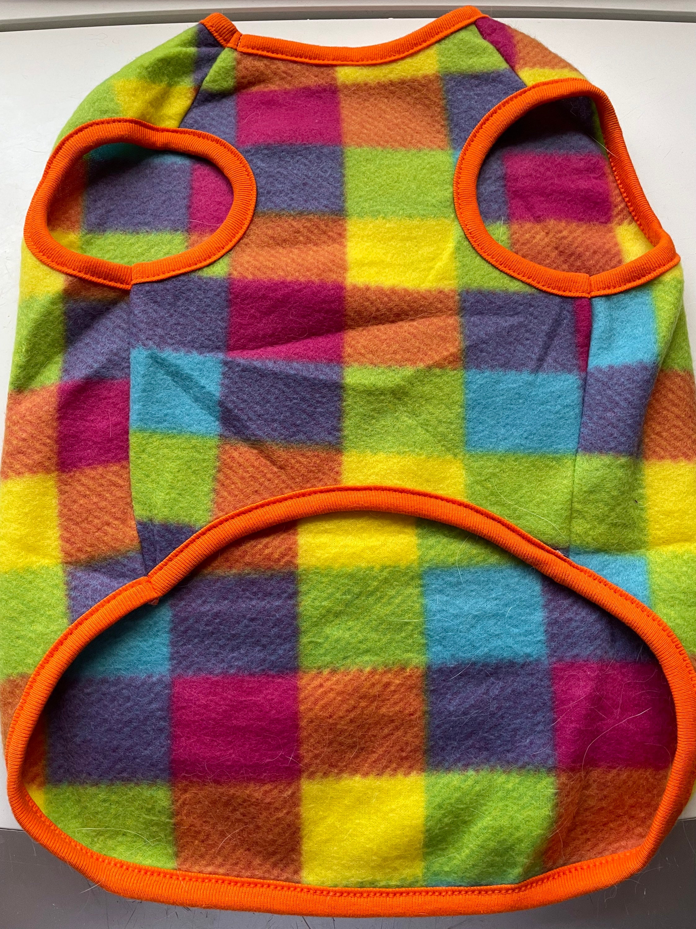 Cat Dog Fleece Jumper Check Pattern Cute and Comfy Etsy Australia