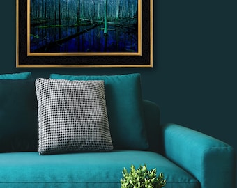 Midnight at the Oasis -Hand Matted Photographic Print -Fast & Free US Shipping!