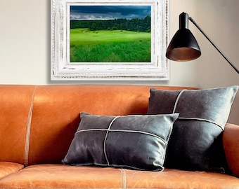 Summer Meadow in Medina, County (Ohio) - Hand Matted Photograph Print -Fast & Free US Shipping!