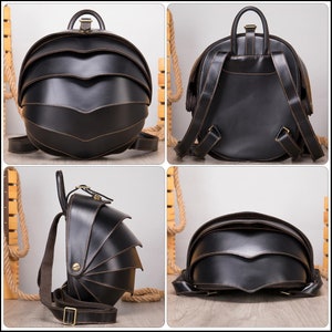 Unique Handmade Vintage Leather Backpack Horse Leather Backpack for ...