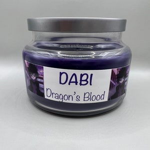 Blue flame 9.5oz Dragons Blood Scented Candle