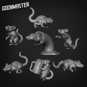Rat Pack | Goon Master Games | 12k 3D prints | Tabletop Miniatures |