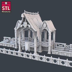 Jousting props | STL Miniatures | 12k 3D prints | Tabletop Miniatures