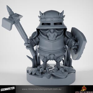 Martillo de los búhos caballeros / Goon Master Games / Impresiones 3D de 12k / Miniaturas de mesa / 32 mm