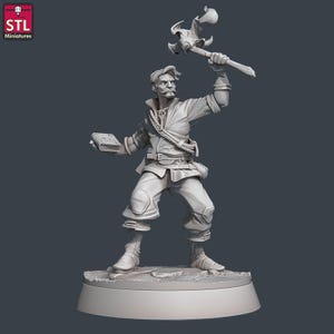 Treasure Hunters | STL Miniatures | 12k 3D prints | Tabletop Miniatures | 28mm
