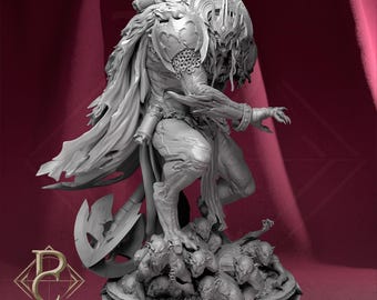 Shagottar, de oude koning | Parasietverzamelobjecten | 12k 3D-afdrukken | Miniaturen op tafel