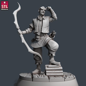 Fabricantes de arcos y flechas / Miniaturas STL / Impresiones 3D de 12k / Miniaturas de mesa /