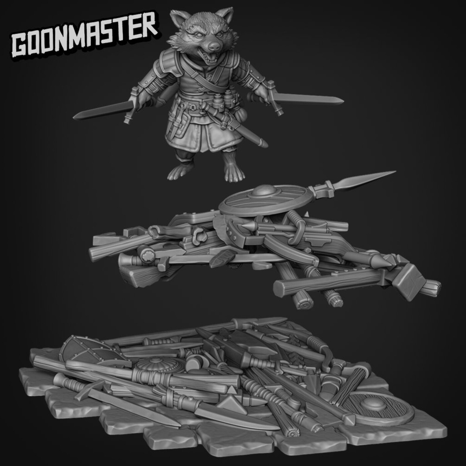 Raccoon Diorama | Roguish Raccoons Set | Goon Master Games | 12k 3D ...