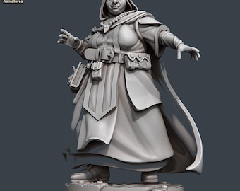 Nuns | STL Miniatures | 12k 3D prints | Tabletop Miniatures | 32mm