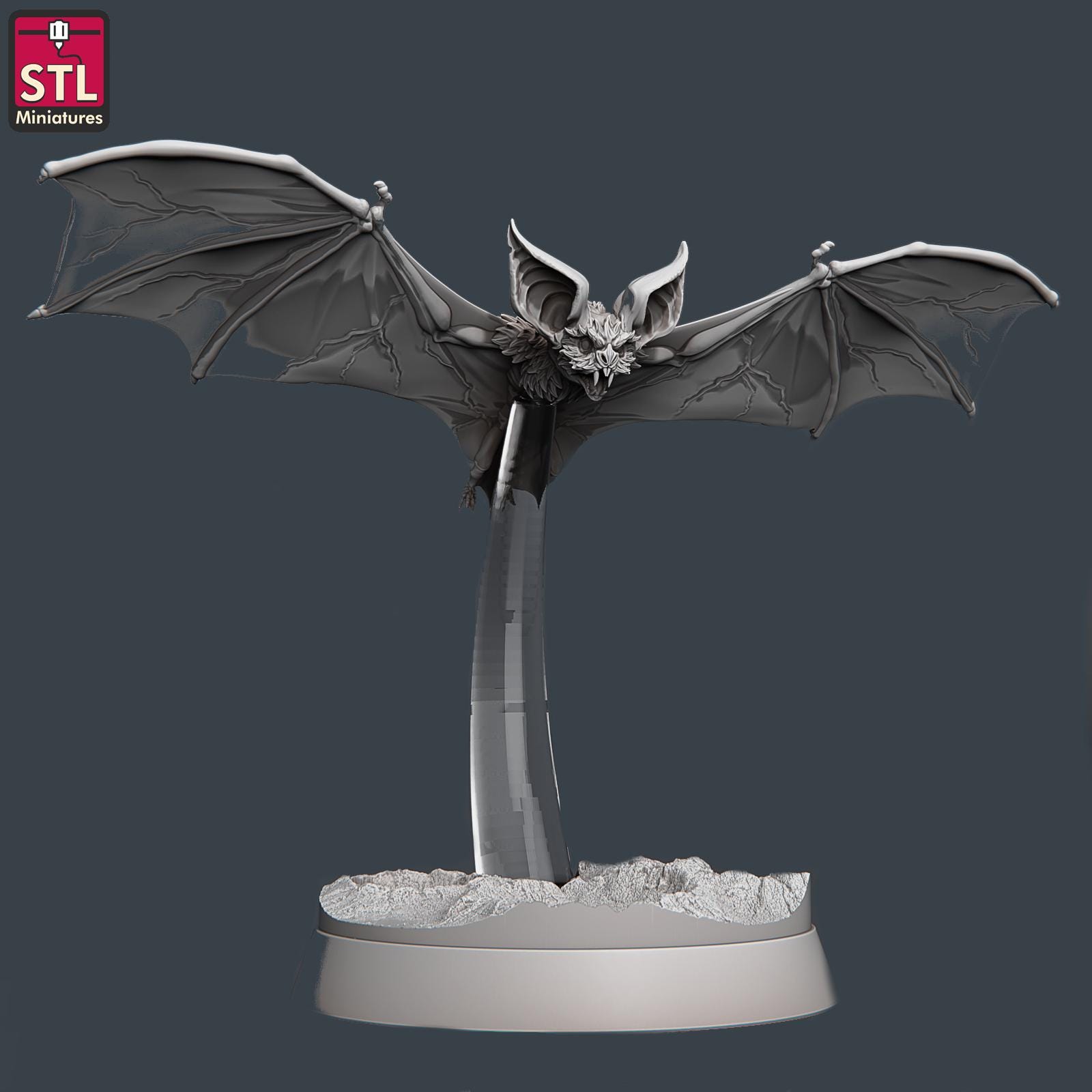 Blood Bats | STL Miniatures | 12k 3D Prints | Tabletop Miniatures ...
