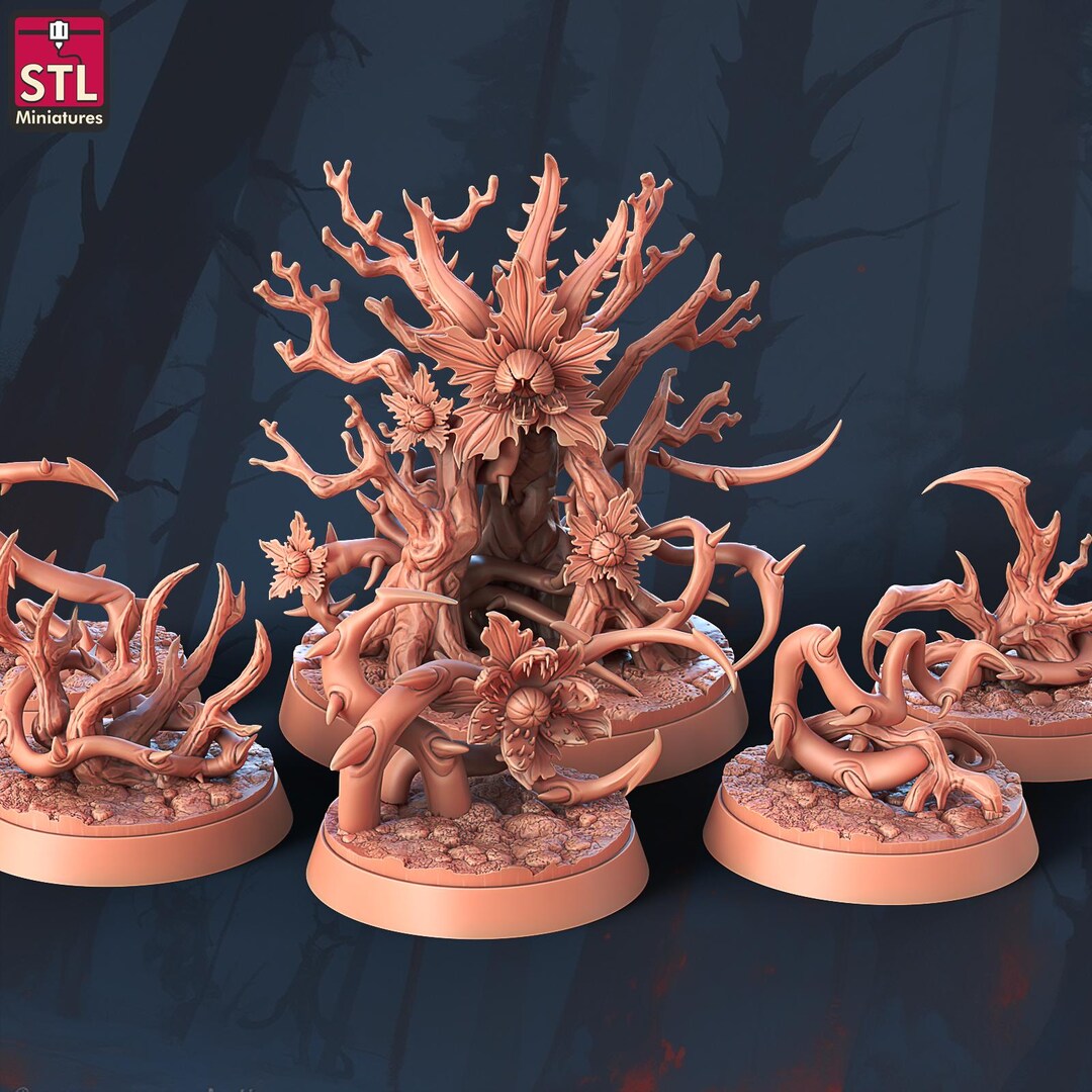 Dark Roots | STL Miniatures | 8k 3D Prints | Tabletop Miniatures | 28mm ...
